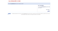 Desktop Screenshot of glossaire.com